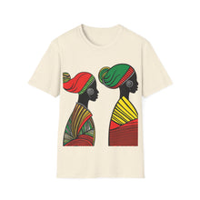 Load image into Gallery viewer, Color of Africa Mother & Daughter Unisex Softstyle Short Sleeve Crewneck T-Shirt