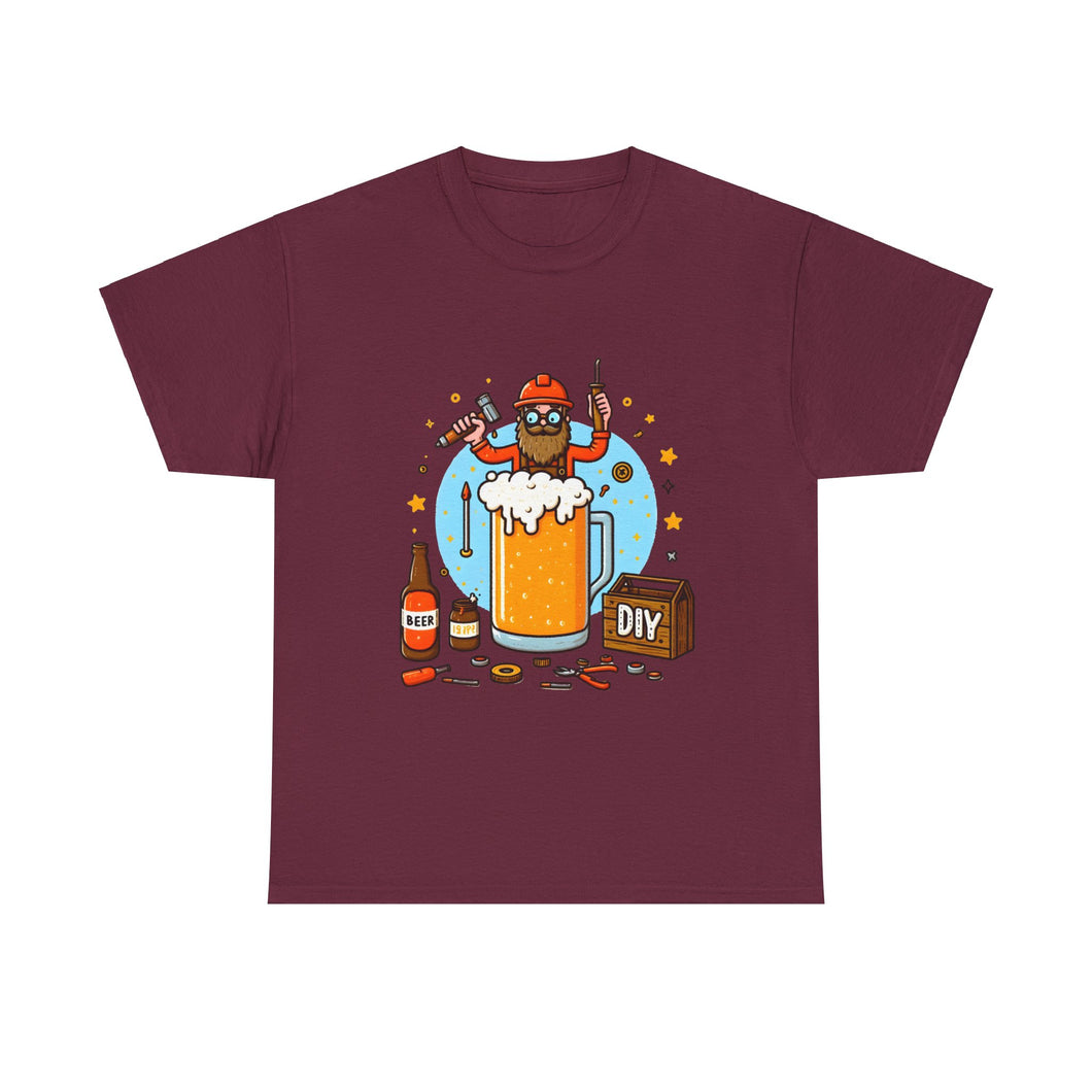 Beer Crafter DIY Brewing T-Shirt 100% Cotton Classic Fit