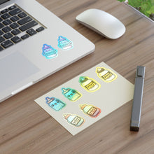 Load image into Gallery viewer, Baby Bottles Foodie Vinyl Sticker Sheets - 4 Bottles/2 each 8pc Set
