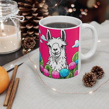 Load image into Gallery viewer, Good Vibes Cute Llama Funny #12 Ceramic 11oz Mug AI-Generated Artwork