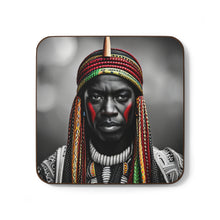 Load image into Gallery viewer, Colorful #10 Colors of Africa Hardboard Back AI-Enhanced Beverage Coasters