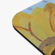 Load image into Gallery viewer, Sunflower Shine right Mouse Pad (Rectangle) Original Art Reproduction 9" x 8" High Density Foam