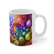 Load image into Gallery viewer, Fusion of Bright Liquid Bubbles in Motion #1 Mug 11oz mug AI-Generated Artwork