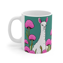 Load image into Gallery viewer, Good Vibes Cute Llama Funny #11 Ceramic 11oz Mug AI-Generated Artwork