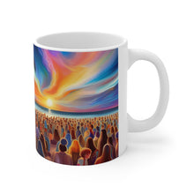 Load image into Gallery viewer, Beach Vibes Retro Concert #1 Ceramic 11oz Mug AI Artwork