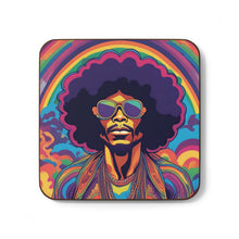 Load image into Gallery viewer, Retro 60's Psychedelic #39 Hardboard Back AI-Enhanced Beverage Coasters