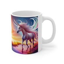 Load image into Gallery viewer, I Dream of Unicorns & Butterflies Design #4 Ceramic 11oz Coffee Mug AI Generated Image