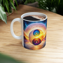Load image into Gallery viewer, In all her Infinite Beauty Illusion #7 Mug AI-Generated Artwork 11oz mug