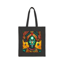 Load image into Gallery viewer, Colors of Africa Warrior King #11 100% Cotton Canvas Tote Bag 15" x 16"