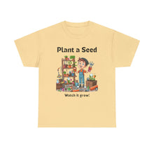 Load image into Gallery viewer, Plant A See Watch it Grow Young Boy 100% Cotton Classic Fit T-shirt