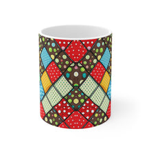 Load image into Gallery viewer, Old Fashion Quilt Anything Pattern #5 Mug 11oz mug AI-Generated Artwork