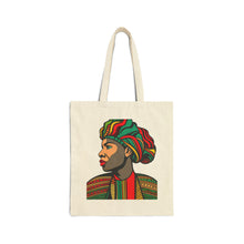 Load image into Gallery viewer, Colors of Africa Queen Mother #16 100% Cotton Canvas Tote Bag 15" x 16"