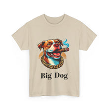 Load image into Gallery viewer, Big Dog Pitbull Shirt, The Dog Life Pitbull Cigar Gold Chain Unisex Crewneck T-Shirt