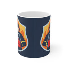 Load image into Gallery viewer, Professional Worker Firefighter #3 Ceramic 11oz Mug AI-Generated Artwork