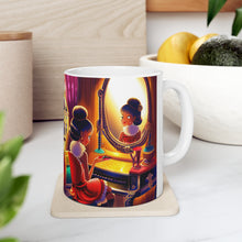 Load image into Gallery viewer, Playing Dress up Just Like Mommie #2 Mug 11oz mug AI-Generated Artwork