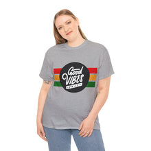 Load image into Gallery viewer, Muse Wearable Sports Good Vibes Only Unisex Heavy Cotton Crewneck T-Shirt