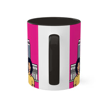 Load image into Gallery viewer, Colors of Africa Pop Art Black Colorful #27 AI 11oz Black Accent Coffee Mug