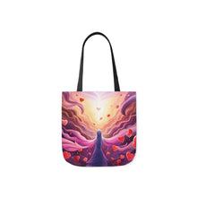 Load image into Gallery viewer, Pink Heart Series #11 Fashion Graphic Print Trendy 100% Polyester Canvas Tote Bag AI Image