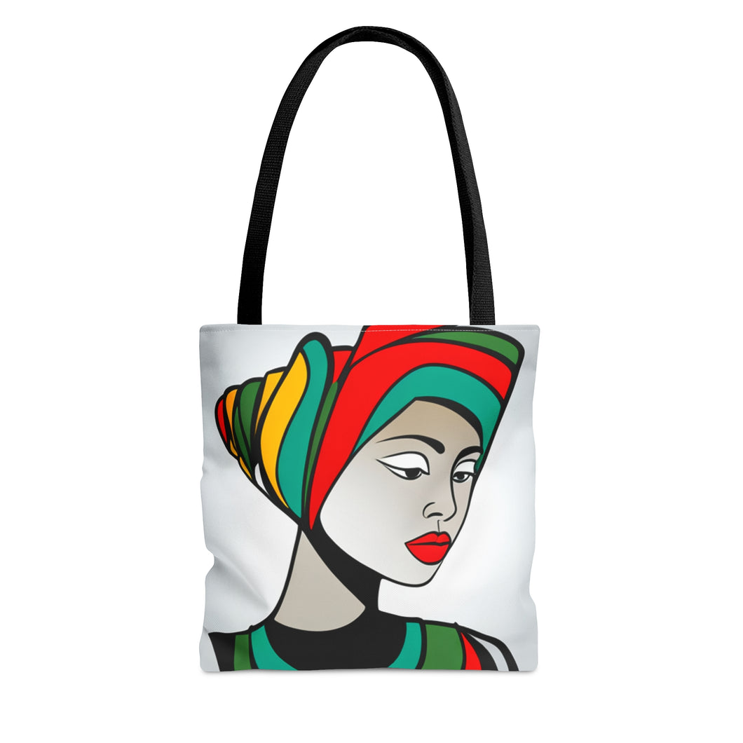 Color of Africa #22 Tote Bag AI Artwork 100% Polyester
