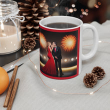 Load image into Gallery viewer, New Year's Celebration Couple Ceramic Mug 11oz Design #7