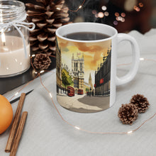 Load image into Gallery viewer, At the Cafe Westminster Abbey London #8 Mug 11oz mug AI-Generated Artwork