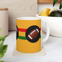 Load image into Gallery viewer, Sports Game No Word Football 11oz Ceramic Beverage Mug Decorative Art