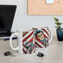 Load image into Gallery viewer, Old Fashion Quilt Anything Pattern #6 Mug 11oz mug AI-Generated Artwork