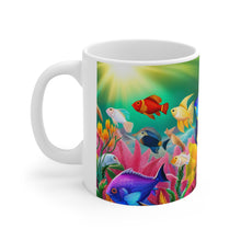 Load image into Gallery viewer, A Menagerie of Sea-Life #7 Ceramic Mug 11oz AI Generated Artwork
