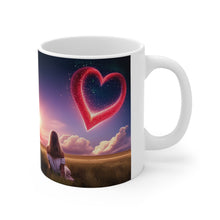 Load image into Gallery viewer, Nothing but True Love at Sunset #5 11oz mug AI-Generated Artwork