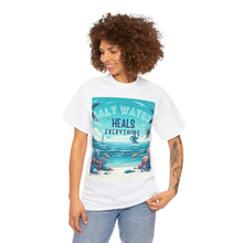 Load image into Gallery viewer, Saltwater Heals Everything Seashells Tropical Beach Saltwater Therapy