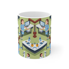 Load image into Gallery viewer, Professional Worker Doctor and Nurse #2 Ceramic 11oz Mug AI-Generated Artwork