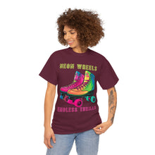 Load image into Gallery viewer, Neon Wheels, Endless Thrills 1980s Era Roller Skates
