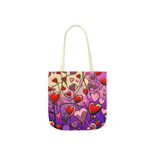 Load image into Gallery viewer, Pink Heart Series #17 Fashion Graphic Print Trendy 100% Polyester Canvas Tote Bag AI Image