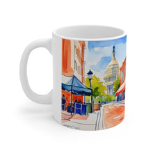 Load image into Gallery viewer, At the Cafe Washington DC #44 Mug 11oz mug AI-Generated Artwork
