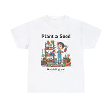 Load image into Gallery viewer, Plant A See Watch it Grow Young Boy 100% Cotton Classic Fit T-shirt