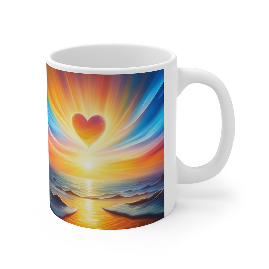 There is Love in the Universe #5 Ceramic Mug 11oz AI Generated Artwork