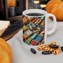 Load image into Gallery viewer, Old Fashion Quilt Anything Pattern #8 Mug 11oz mug AI-Generated Artwork