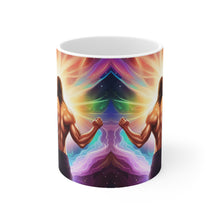 Load image into Gallery viewer, Beyond the universe human male Mug 11oz mug AI-Generated Artwork