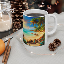 Load image into Gallery viewer, Tropical Beach Paradise #1 Mug 11oz mug AI-Generated Artwork