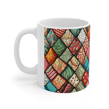 Load image into Gallery viewer, Old Fashion Quilt Anything Pattern #7 Mug 11oz mug AI-Generated Artwork