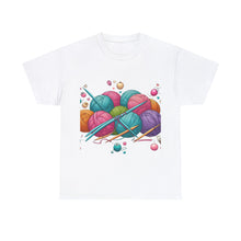 Load image into Gallery viewer, Crafter Knitting Yarn Balls T-Shirt 100% Cotton
