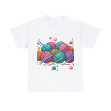 Load image into Gallery viewer, Crafter Knitting Yarn Balls T-Shirt 100% Cotton