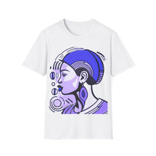 Load image into Gallery viewer, Color of Africa Queen Sista #10 Purple Unisex Softstyle Short Sleeve Crewneck T-Shirt