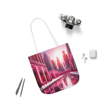 Load image into Gallery viewer, Pink Heart Series #10 Fashion Graphic Print Trendy 100% Polyester Canvas Tote Bag AI Image