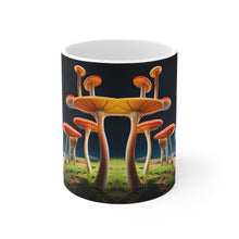 Load image into Gallery viewer, Full Moon and Skinny Mushrooms Fantasy Art #5 Ceramic Mug 11oz AI Generated Artwork