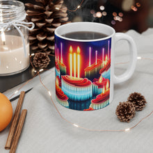 Load image into Gallery viewer, Happy Birthday Candles #18 Ceramic 11oz Mug AI-Generated Artwork