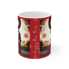 Load image into Gallery viewer, New Year's Celebration Couple Ceramic Mug 11oz Design #2