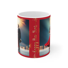 Load image into Gallery viewer, New Year's Celebration Couple Ceramic Mug 11oz Design #5