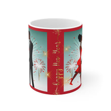 Load image into Gallery viewer, New Year's Celebration Couple Ceramic Mug 11oz Design #1