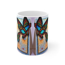 Load image into Gallery viewer, Colorful Monarch Butterflies #7 Mug 11oz mug AI-Generated Artwork